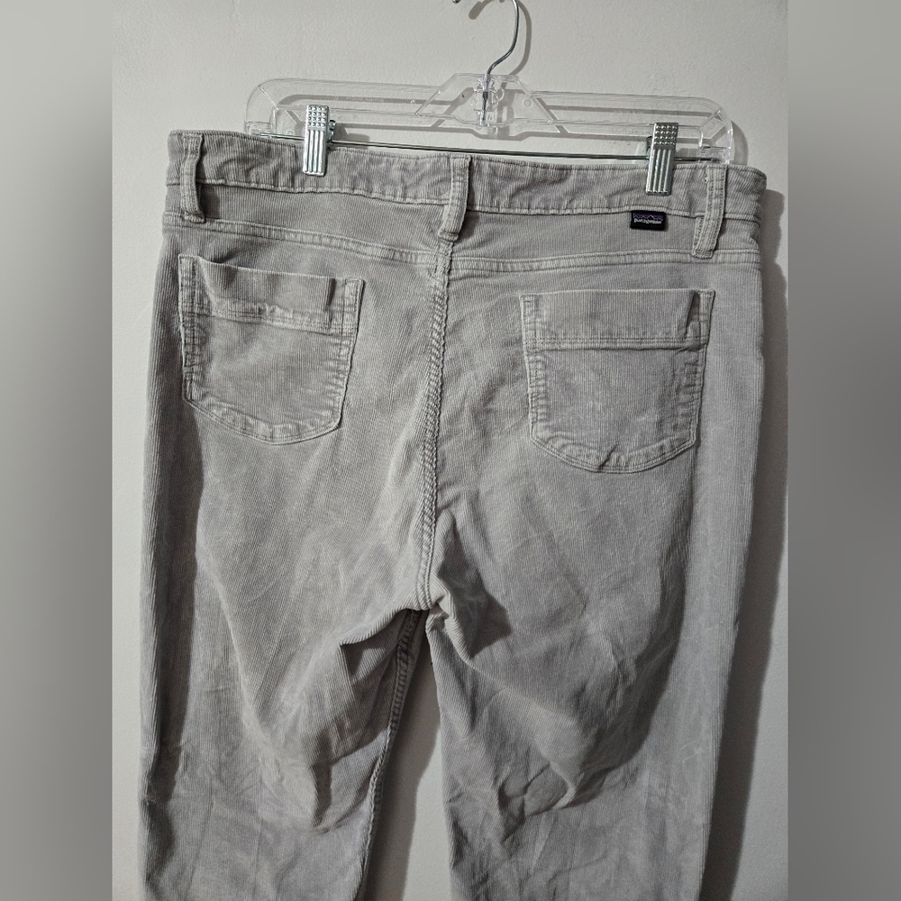 Patagonia Corduroy Pants Womens 32 (14) Gray Skinny Stretch Organic Cotton - Picture 4 of 12
